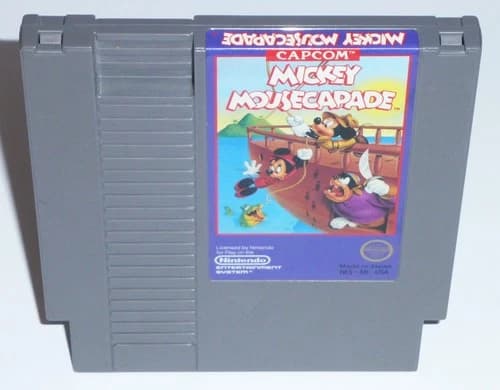 MICKEY MOUSECAPADE - Nintendo NES (Authentic) Game, Tested & Working, Disney