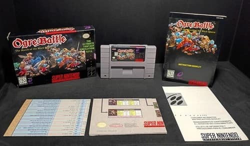 Ogre Battle: The March of the Black Queen SNES CIB