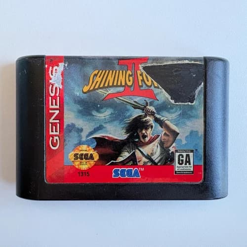 Shining Force 2 (Sega Genesis, 1994) Authentic Tested Working