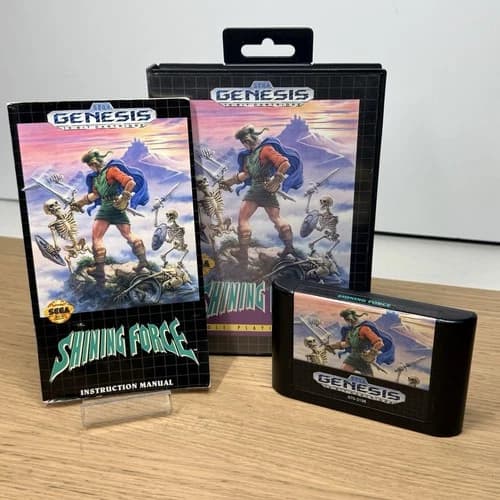 Shining Force Sega Genesis 1992 Complete in Box with Manual CIB