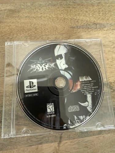 WCW Mayhem - Loose Sony PS1 Playstation 1 Disc
