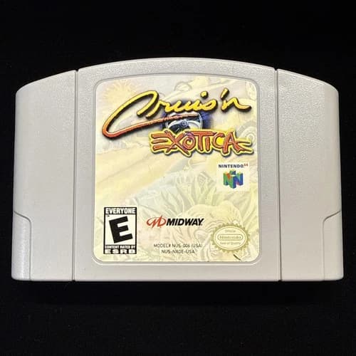 Cruis’n Exotica Nintendo 64 N64 - Authentic Very Good Condition - TESTED