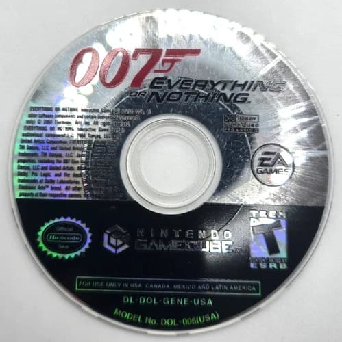 James Bond 007: Everything or Nothing (Nintendo GameCube) DISC ONLY - Tested