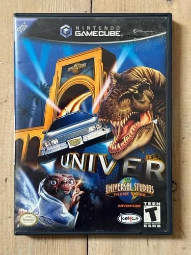 Universal Studios: Theme Park Adventure (Nintendo GameCube, 2001) - Tested!