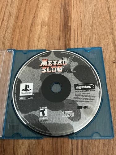 Metal Slug X (Sony PlayStation 1 PS1) Disc Only