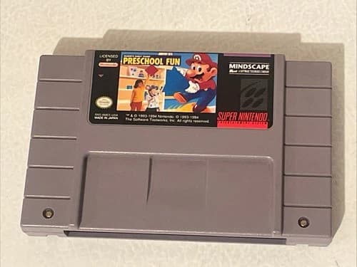 Mario's Early Years: Preschool Fun (Super Nintendo Entertainment System, 1994)
