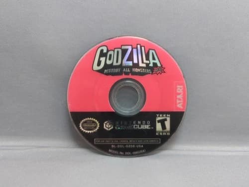 * Godzilla: Destroy All Monsters Melee (Nintendo GameCube GC, 2002) Disc Only