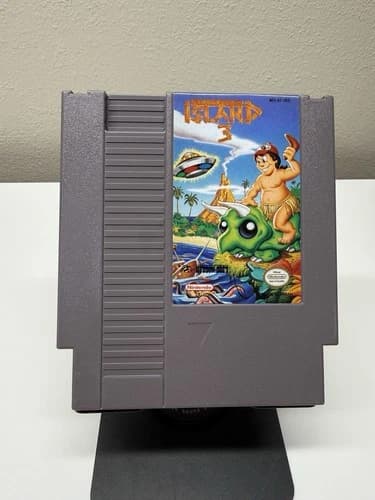 Adventure Island 3 (Nintendo Entertainment System) Authentic, Tested Clean Label