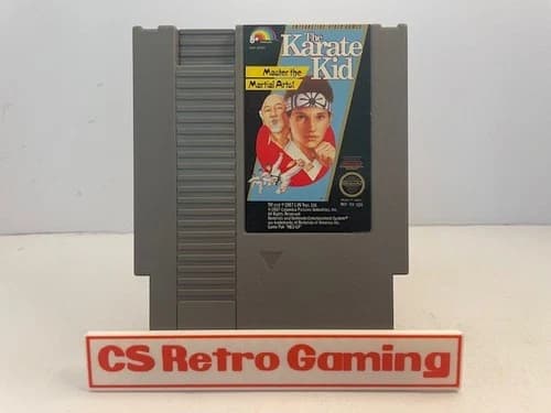Karate Kid (Nintendo NES) Authentic Cleaned Tested Working