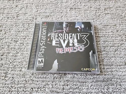 Resident Evil 3 Nemesis (PlayStation 1, 1999) CIB w/ Reg Card PS1 Tested VG