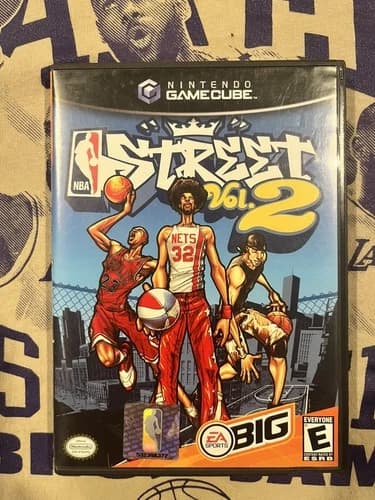NBA Street Vol. 2 (Nintendo GameCube GCN, 2003) Complete with Manual