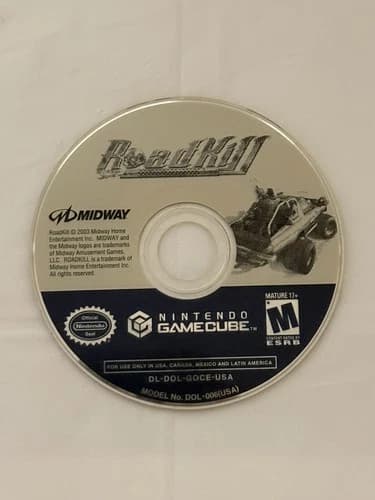 RoadKill: Nintendo GameCube - 2003 - DISC ONLY - Collectible Disc - Video Game