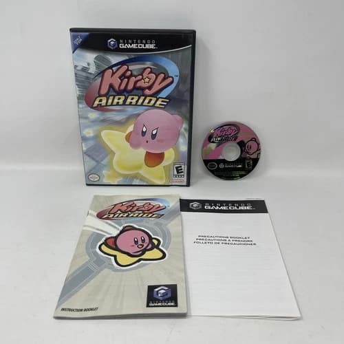 Kirby Air Ride Black Label Nintendo GameCube CIB w/Manual - Tested & Works