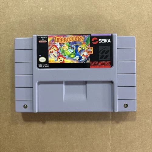 Troddlers (1993 SNES) Cartridge, Super Nintendo tested