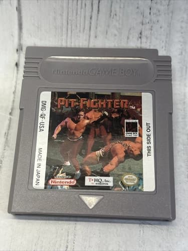 Nintendo Game Boy Pit-Fighter Game. Tested Works
