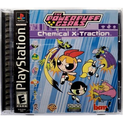 Powerpuff Girls Chemical X-Traction - Sony Playstation PS1 10 Tested