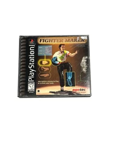 Fighter Maker (Sony PlayStation 1, 1999) PS1 Black Label
