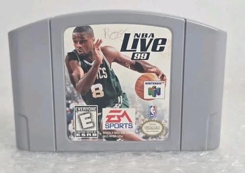 NBA Live 99 Nintendo 64 N64 Video Game Cartridge Only Basketball Tested Working