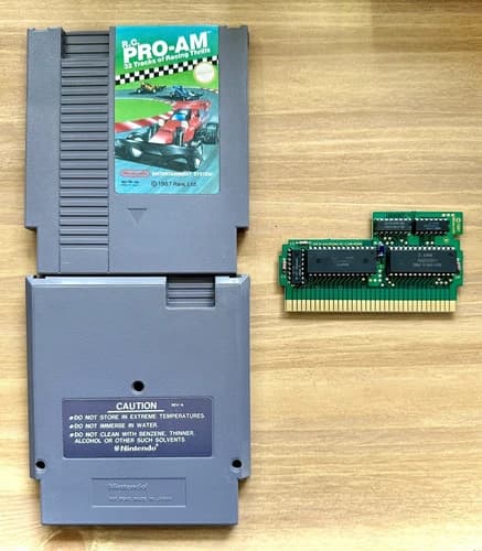 NES ~ R.C. PRO-AM ~ Rare ~ E ~ 1 Player ~ Cleaned ~ 1988 ~ !L🟢🟢K!