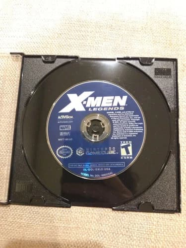 X-Men Legends (Nintendo GameCube, 2004) Disc Only Professionally Resurfaced