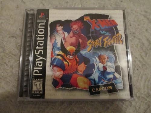 X-MEN vs. STREET FIGHTER SONY PLAYSTATION PS1 COMPLETE CIB ORIGINAL *NICE SHAPE*