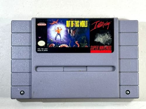 Out of This World (Super Nintendo Entertainment System, 1992) SNES Authentic