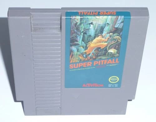 SUPER PITFALL - Nintendo NES Game (Authentic) Cleaned & Tested, Pit Fall