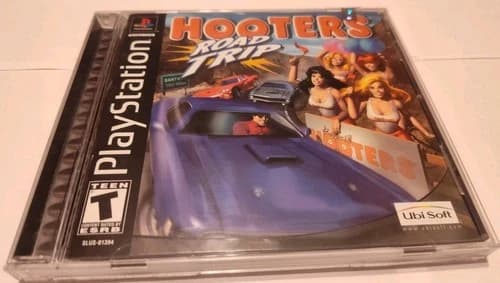 Hooters Road Trip Ps1 PlayStation 1 CIB With Registration Card Tested Works