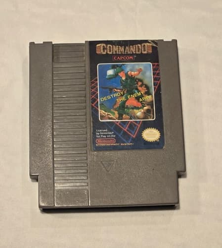 Commando (Nintendo Entertainment System, 1986) Cartridge Only- Tested