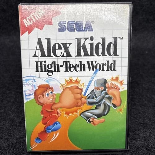 Alex Kidd: High-Tech World (Sega Master System) - CIB Great Condition
