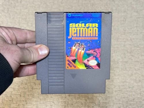 Solar Jetman - Nintendo NES Game Cartridge - Authentic - Tested