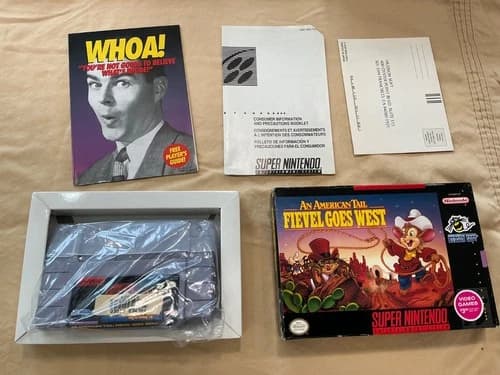American Tail: Fievel Goes West (Super Nintendo Entertainment System, 1994)