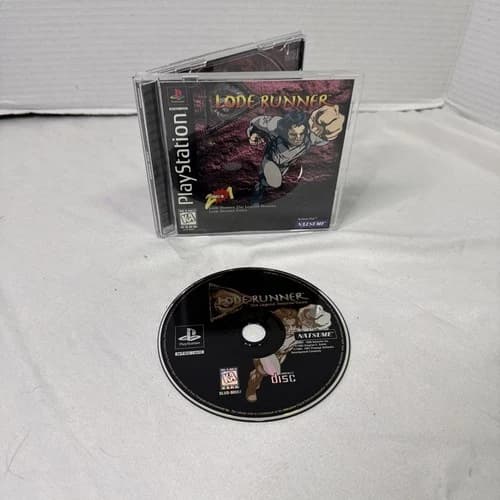 Lode Runner (Sony PlayStation 1, Ps1, 1998) CIB Tested & Working