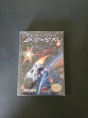 Destination Earthstar (Nintendo Entertainment System, 1990) Complete In Box Nice