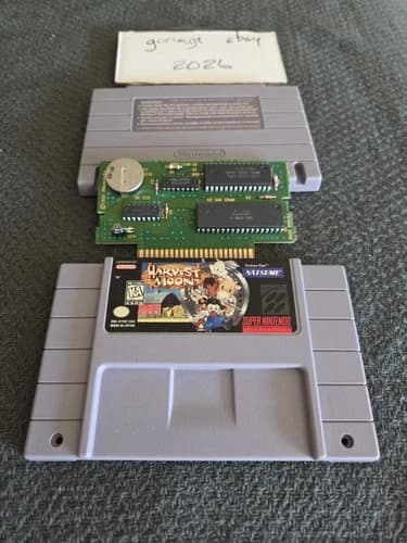 RARE, Great Condition - Harvest Moon (SNES) Super Nintendo - Authentic Tested