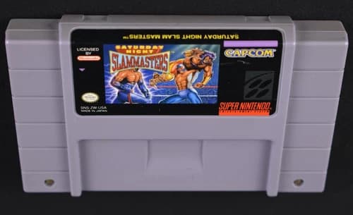 Saturday Night Slam Masters SNES Super Nintendo Authentic Tested Cartridge Only