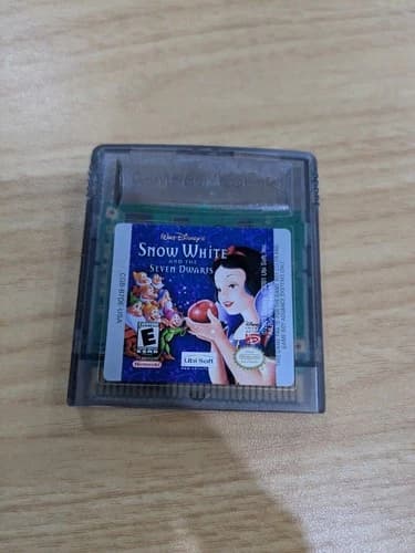 O1 Snow White and the Seven Dwarfs (Nintendo Game Boy Color, 2001) GBC Authentic