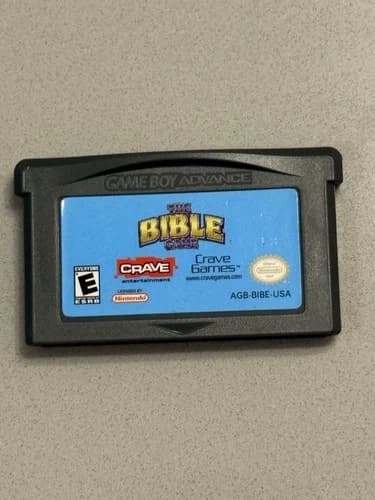The Bible Game (Nintendo Gameboy Advance, 2005) GBA Authentic Cartridge TESTED