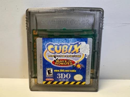 Cubix: Robots for Everyone Race 'N Robots (Nintendo Game Boy Color, 2001) Tested