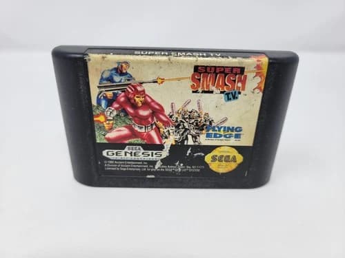 Super Smash TV Sega Genesis Game Tested Free US Shipping See Store!