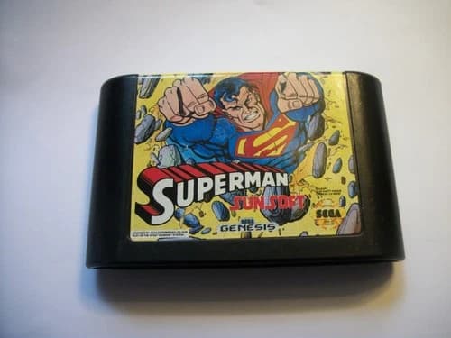 Superman (1992) (Sega Genesis, 1992) AUTHENTIC GAME, WORKS FINE