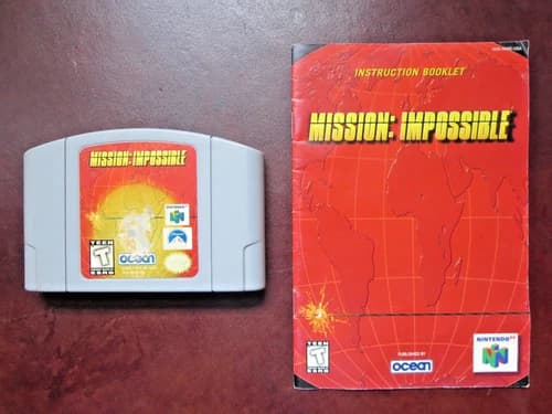 Mission: Impossible (Nintendo 64, 1998) Authentic N64 Cart – Tested & Working