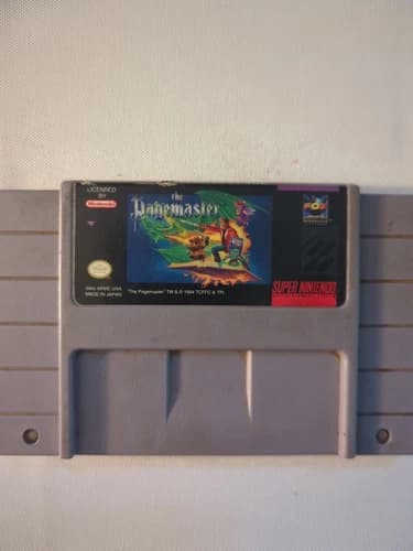 The Pagemaster (Super Nintendo, 1994) Cartridge Only, Tested/Working