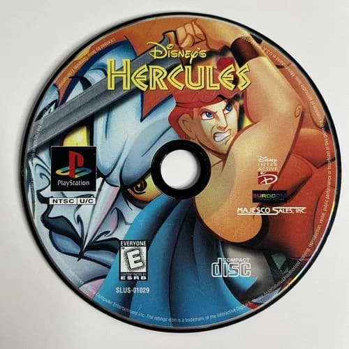 Disney's Hercules Action Game (Sony PlayStation 1, 1998) PS1 Disc Only Tested