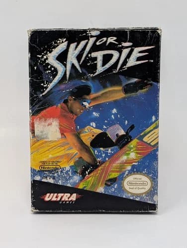 Ski or Die (Nintendo NES, 1991) - CIB Complete
