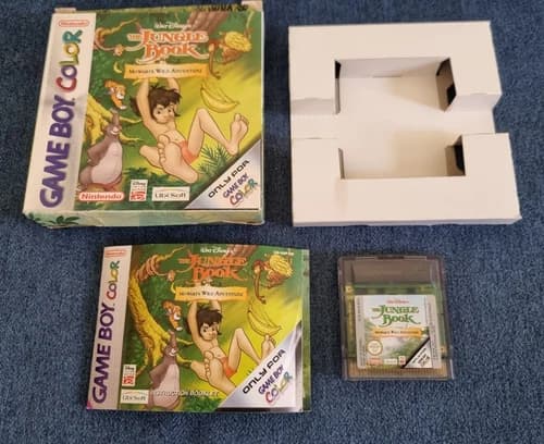 Nintendo Game Boy Color Walt Disney's The Jungle Book Mowgli's Wild Adventure BM