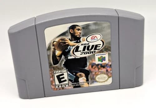 NBA Live 2000 (Nintendo 64, 1999) N64 - Authentic TESTED WORKING