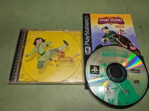 Disney's Story Studio Mulan Sony PlayStation 1 Complete in Box