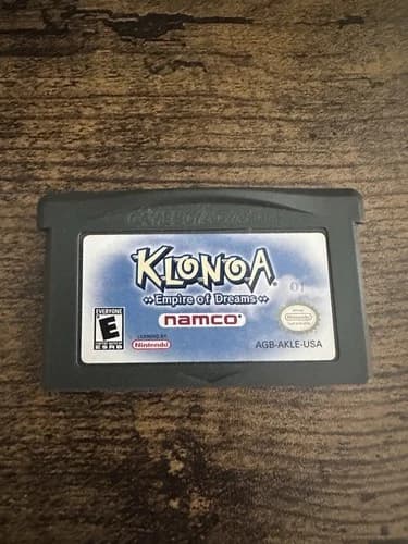 Klonoa: Empire of Dreams Nintendo Game Boy Advance Authentic Not Tested
