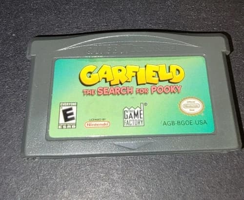 Garfield: The Search for Pooky (Nintendo Game Boy Advance, GBA)